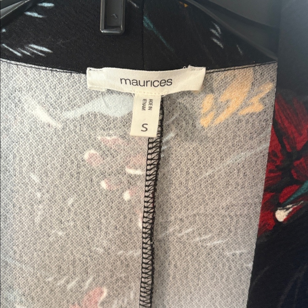 Maurices Black Floral blazer - Picture 3 of 5